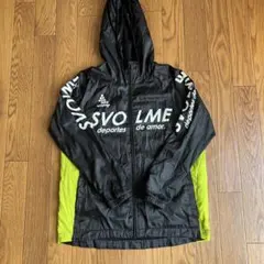 お値下げ中　svolme ピステ ウィンドブレーカー ブラック×ライム140
