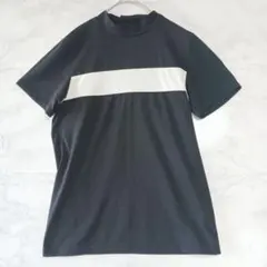 DANSKIN 半袖 Tシャツ 黒 モックネック フィットネス ヨガ カジュアルのサムネイル