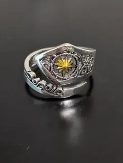 コンパスデザイン シルバーリング インディアンジュエリー メキシカン フリー