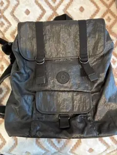 Kipling キプリング リュック ブラック ナイロン モンキーチャーム付き