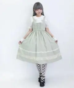Chalmiere シャルミエール 不思議の国のジャンパースカート セット