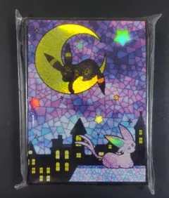 10点セット　WCS 横浜ストア 海外 デッキシールドブラッキー　エーフィ 海外限定】 エーフィ ブラッキー スリーブ 65枚入りの通販