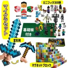 マイクラフィグ、マグネットブロック、変形武器セット