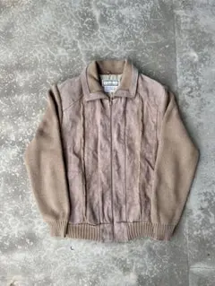 René de France スエード ニット コンビ ジャケット L 90s - メルカリ