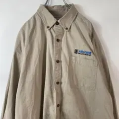 carhartt カーハート　ワークシャツ　長袖　刺繍　ベージュ　XL CHT8