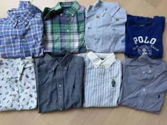 130 8歳ラルフローレン　シモネッタ　長袖シャツ　8枚セット　Tシャツ
