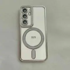 【新品未使用】GalaxyS25用☆ソフトケース シルバー