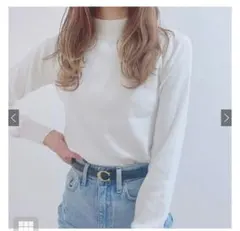 カシミヤタッチハイネックニットトップス[cu233]