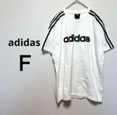 訳あり　adidas アディダス　Ｆ　Tシャツ　白　翠　グリーン