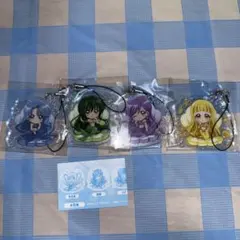 ぴちぴちピッチ きらりんアクリルストラップ4つセット