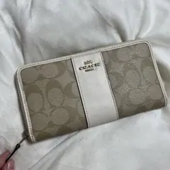 COACH 長財布 ベージュ
