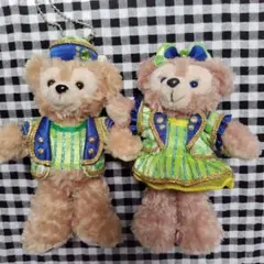 ダッフィー ディズニーシー15周年 コスチューム ぬいぐるみバッチ