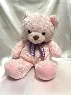 ピンクのクマのぬいぐるみ