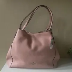 美品✴︎COACH コーチ ハンドバッグ トートバッグ 肩掛け イーディー　ピンク