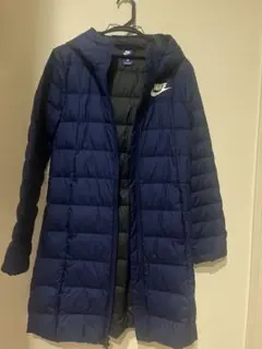 Nike ダウンジャケット　ベンチコート　Sサイズ　ネイビー