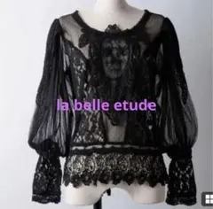 【la belle etude】Vintage調モチーフレースブラウスのサムネイル