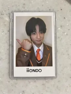 iiONDO いいおんど 大野遥斗 はつ恋ONDO はつ恋チェキ風ソロカード