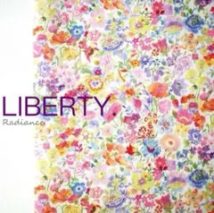 リバティ55.クラシックガーデン タナローン お花 ボタニカル はぎれ布生地 白