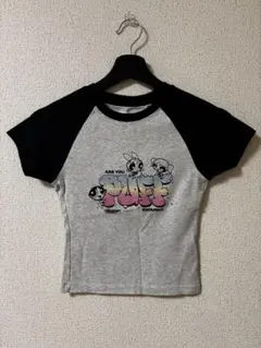 パワーパフガールズ ラグラン Tシャツ　ユニクロ