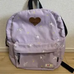 MEI キッズ リュック パープル 猫柄