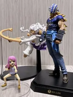 ワンピース ニカルフィ　キラー　ボニー　フィギュアセット