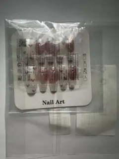 【24時間発送、メルカリ便】ネイルチップ ハートリボンデザイン 10個セット