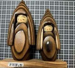 貴重⭐︎厄去る⭐︎屋久杉猿夫婦おきもの - メルカリ