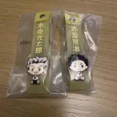 ハイキュー　一番くじ　木兎光太郎　赤葦京治　お名前ラバーチャーム