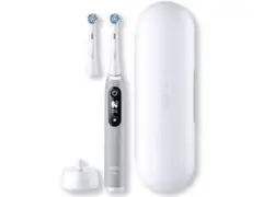 BRAUN Oral-b io6 グレーオパール 替えブラシ3本付き ケース黒
