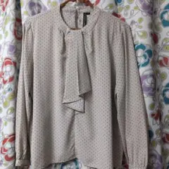 しまむら長袖ブラウス