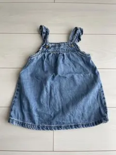 ZARA ジャンバースカート 12-18ヶ月 ブルー　86cmのサムネイル
