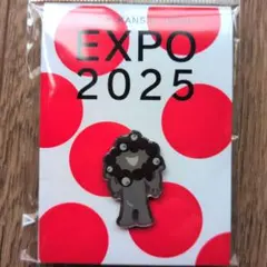 EXPO 2025 黒ミャクミャク ピンバッジ