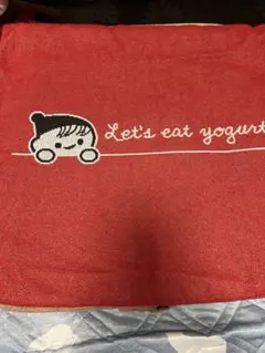 チチヤス ヨーグルト クッションカバー レッド