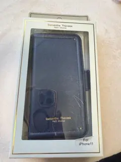 Samantha Thavasa iPhone 11 手帳型ケース ネイビーのサムネイル