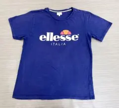 ellesse エレッセ ビッグロゴ Tシャツ L ネイビーのサムネイル