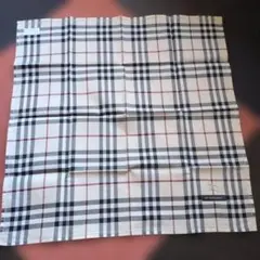 BURBERRY　バーバリー　チェック柄 ハンカチ