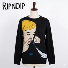 RIPNDIP リップンディップ ニット セーター M ブラック