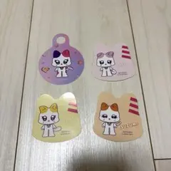 ME:I,SUZU, AYANE, TSUZUMIステッカー3枚+ドリンク付属品