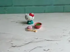 リーメント　ハローキティ ミニチュア フィギュア 抹茶セット