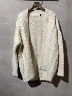 美品【LAGUNAMOON】アルパカローゲージ ニットカーディガン