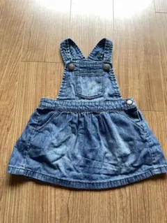 デニム サロペットワンピース