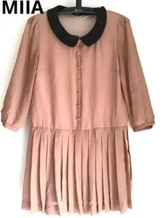 MIIA　ミーア　レトロ ワンピース【襟取り外し可能】　地雷系　量産型　きれいめ