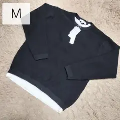 THE SHOP TK ニット　セーター　黒　白　セット　 Mサイズ