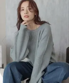 mysty woman アイスクリームクルーニット　ラムネのサムネイル