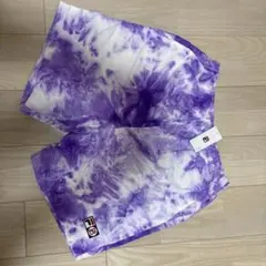 FILA BE:FIRSTコラボ ハーフパンツ パープルタイダイ　新品