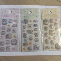 ✴︎正規品✴︎ ちいかわベビーミニミニぷっくりシール　（ちいかわ　うさぎ　仲間）３点