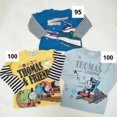 トーマス まとめ売り 長袖カットソー 3枚セット 95cm 100cm