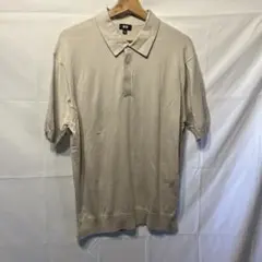 UNIQLO ユニクロ ウォッシャブルニットポロセーター ベージュ XL