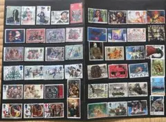 海外切手 イギリス切手 49枚 クリスマス切手