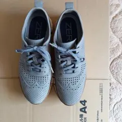 コールハーンZERO グレー カジュアルスニーカー(USED)